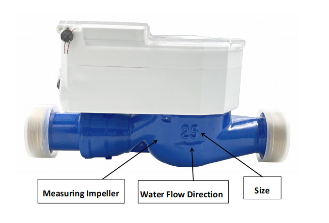 Compteur d'eau froide 0-40 C Compteur d'eau intelligent standard STS avec boulons de connexion 4-M16/8-M16/8-M16/8-M20