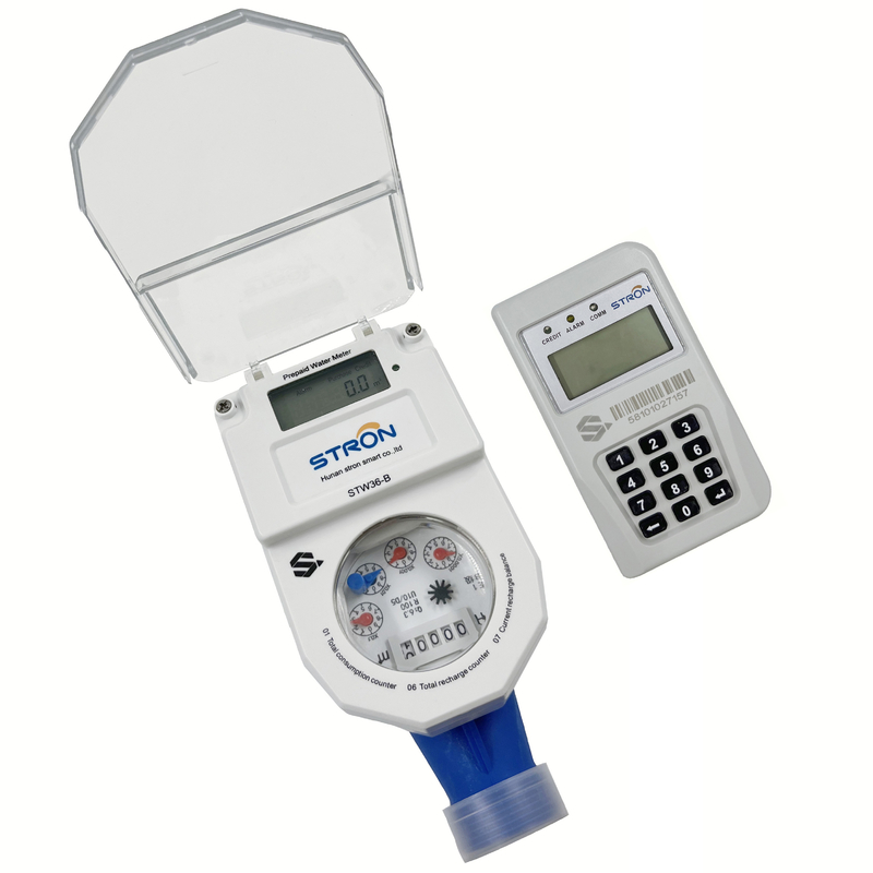 Compteur d'eau prépayé à télécommande intégrée CIU intelligente STS R160, coque en laiton, protection IP68, direct usine
