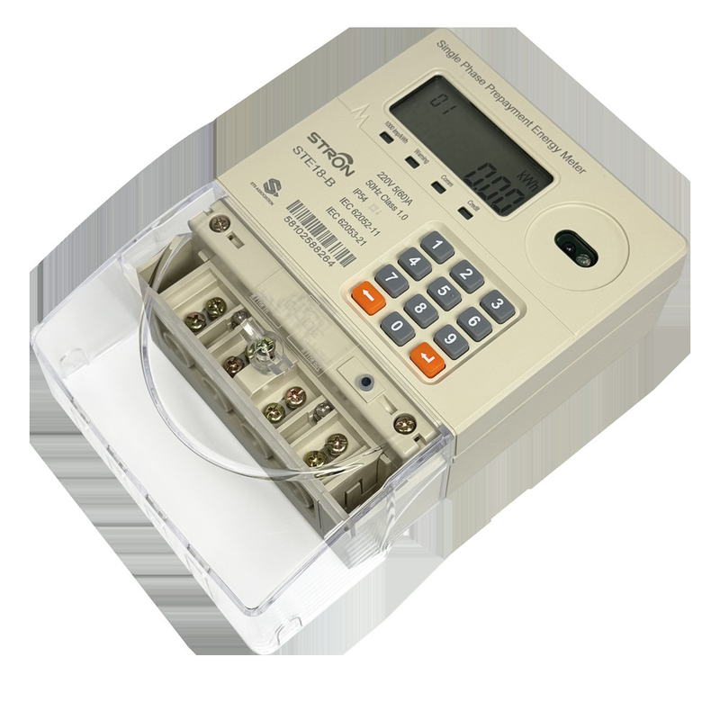 2025 Nouveau type STS à phase unique avec clavier Smart Prepaid Meter