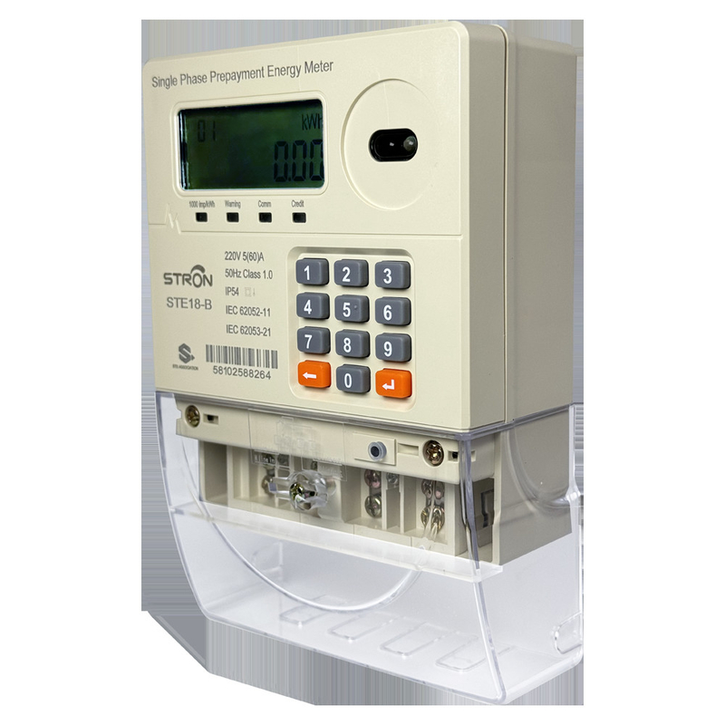 2025 Nouveau type STS à phase unique avec clavier Smart Prepaid Meter