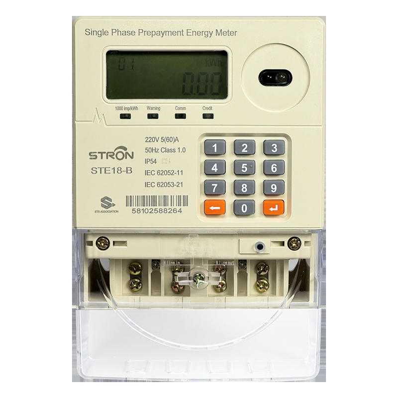 2025 Nouveau type STS à phase unique avec clavier Smart Prepaid Meter