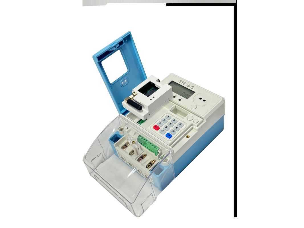 Compteur d'électricité prépayé intelligent Renforcement des capacités des entreprises grâce à la gestion intelligente de l'énergie GPRS STS Compteur prépayé en phase unique Paiement mobile intelligent avec technologie mobile avancée