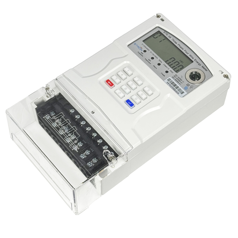 Compteur d'électricité prépayé intelligent Reactivity Classe 2.0 avec courant de base 10A et constante d'énergie active 400imp/kWh