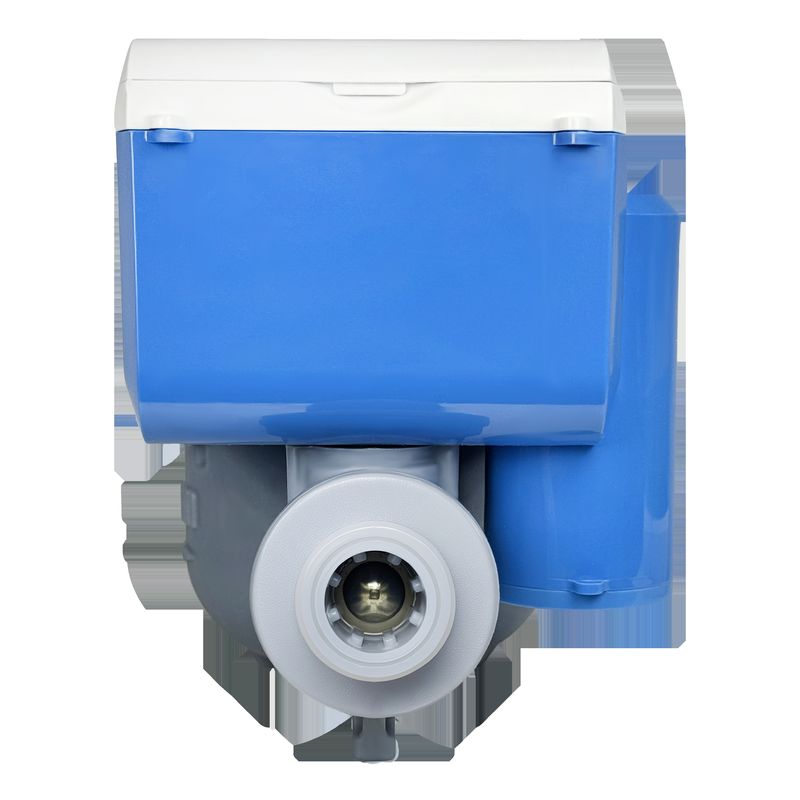 Compteur d'eau intelligent prépayé RF en laiton/plastique avec clavier divisé STS certifié NEMSA et CIU