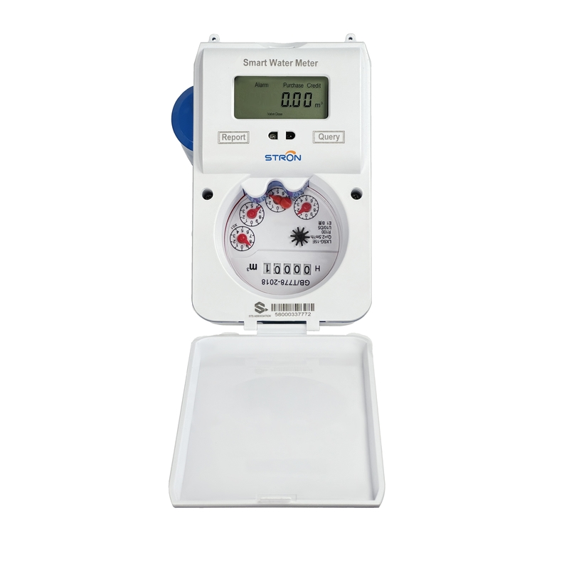 Compteur d'eau prépayé Laura de haute capacité sans fil RF vente d'usine IP68 avec clavier divisé batterie haute capacité OEM