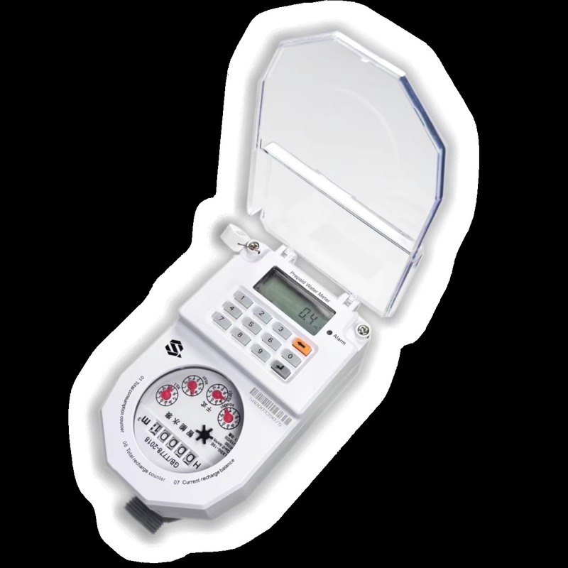 STS Standard Prepaid Water Meter with 2.5/4/6.3 m³/h Flow Rate 99999m³ Measurement Range and 2 Years Warranty