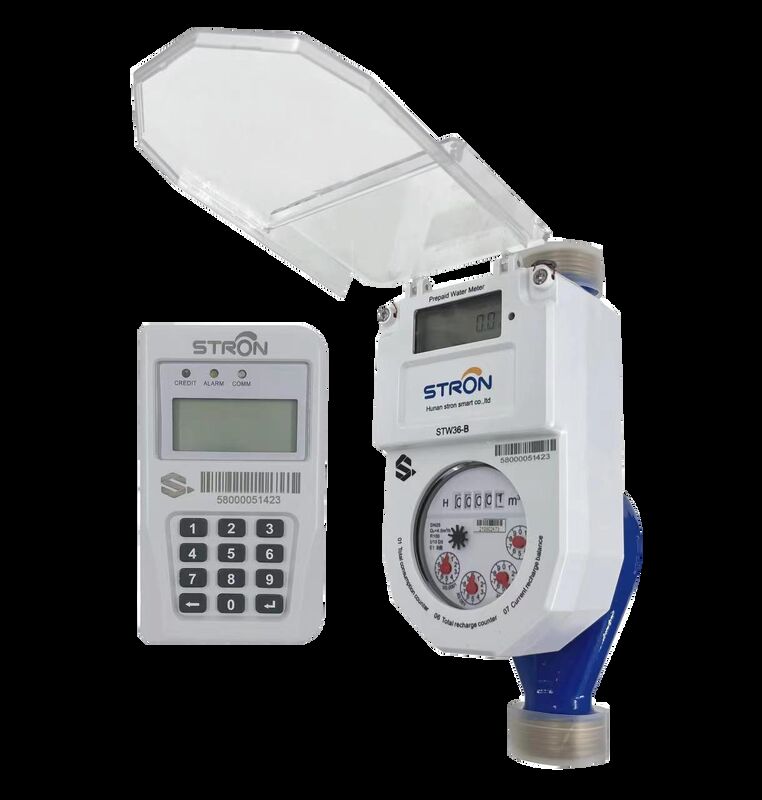 Un compteur d'eau à clavier pré-payé fiable - contrôle à distance (lecture/recharge/valve) pour la gestion de l'eau en Afrique