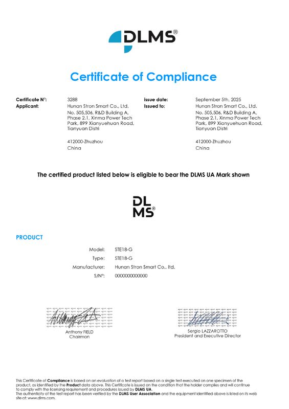Module sans fil STS prépayé pour l'Asie du Sud-Est: protocole DLMS et commande à distance