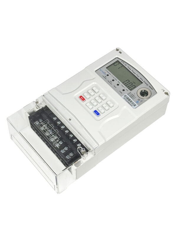 STS Approved Smart Prepaid Electricity Meter with LCD Display, Class 1.0 Accuracy, and IP54 Waterproof for Africa Utilities