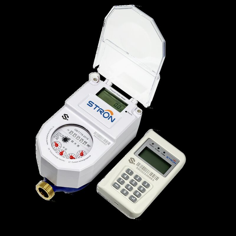 Compteur d'eau prépayé STS multi-jet classe B R100 avec CIU de communication Lora