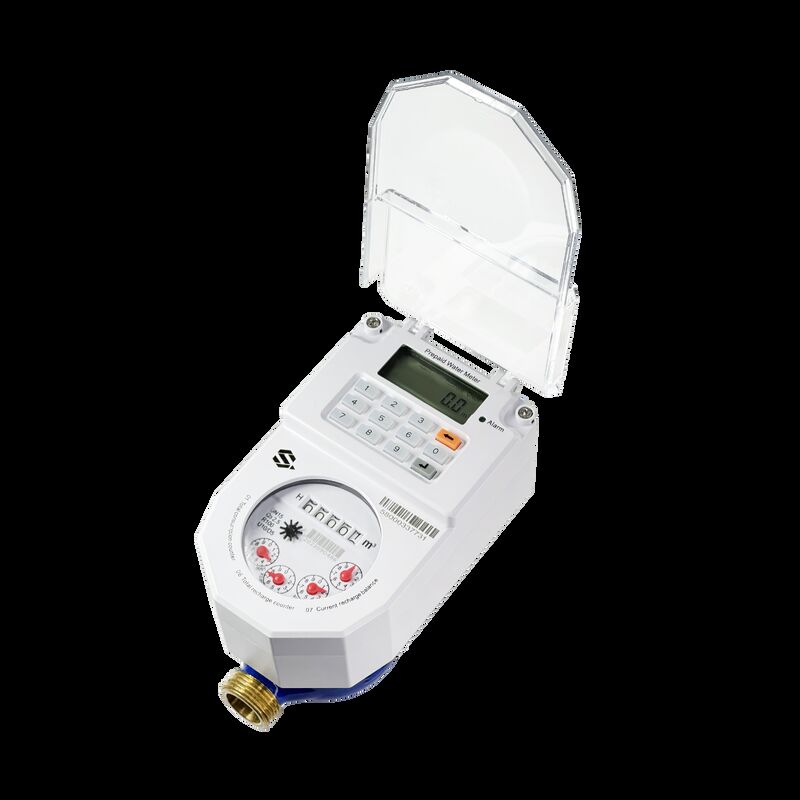 Température 0C-50C Compteur d'eau intelligent Construction métallique Mesure précise pour les applications industrielles et commerciales