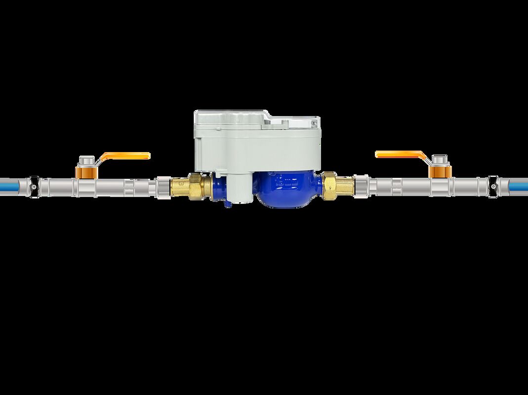 Protection de classe II Compteur d'eau prépayé Température de fonctionnement de moins 10 à 55 degrés Celsius Compact 1,2 kilogrammes Parfait pour la surveillance de l'utilisation de l'eau