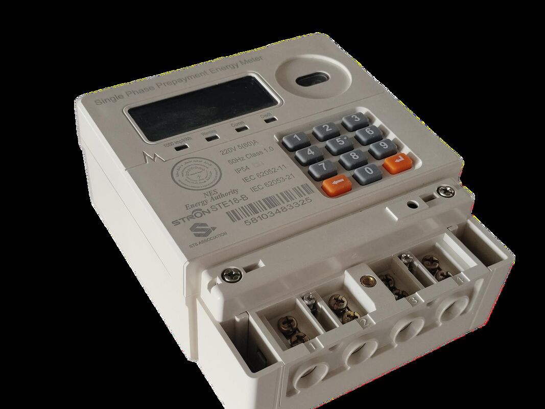 Type de jeton prépayé pour compteur électrique intelligent prépayé intégré avec capacité illimitée et logiciel de vente Stronpay prenant en charge l'énergie