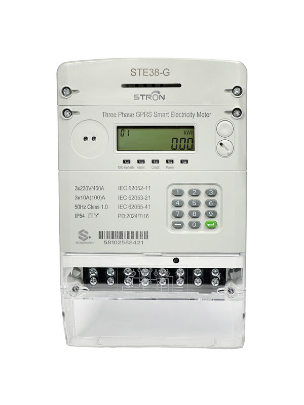 Compteur d'électricité intelligent prépayé conçu pour les liaisons sur de longues distances avec une sensibilité de moins 121 dBm