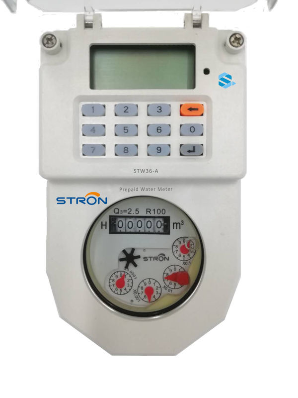 La MARQUE standard de clavier numérique de STW36-A DN15 Stron STS rechargent le mètre d'eau en laiton payé d'avance Hotsale
