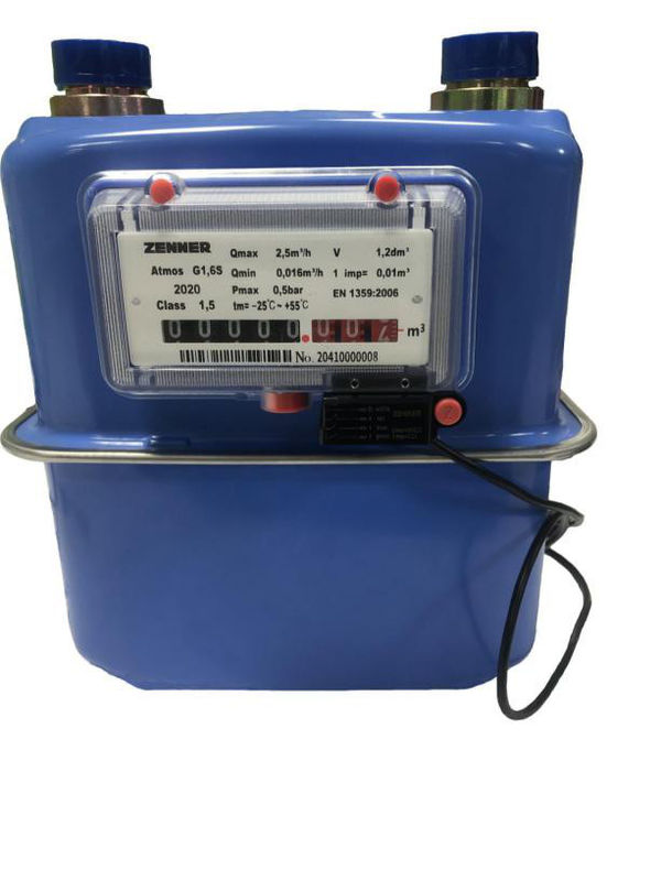 Résistance à la corrosion de grande précision de compteur de débit de gaz de G4S 0.5Bar 1.2L