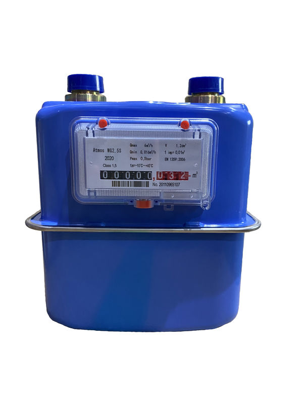 Résistance à la corrosion de grande précision de compteur de débit de gaz de G4S 0.5Bar 1.2L