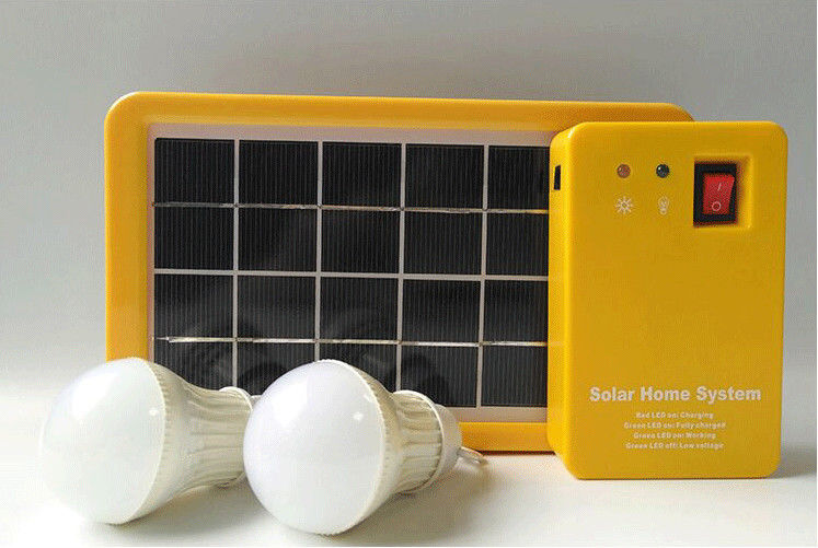 lumière campante extérieure légère à énergie solaire de voyage d'ampoule du système réduit 2 du lithium 3W