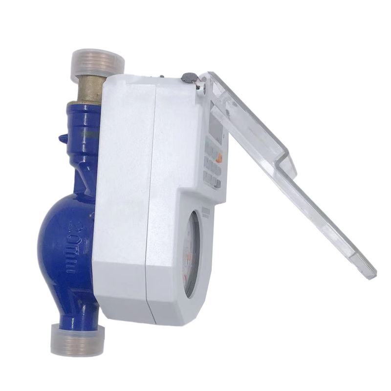 Mètre d'eau électronique intelligent payé d'avance/affranchi avec la valve non de retour