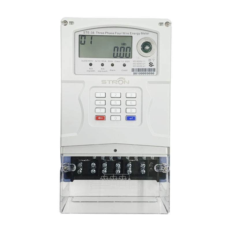 Payez comme vous allez type payé d'avance norme de clavier numérique de mètre de l'électricité de STS