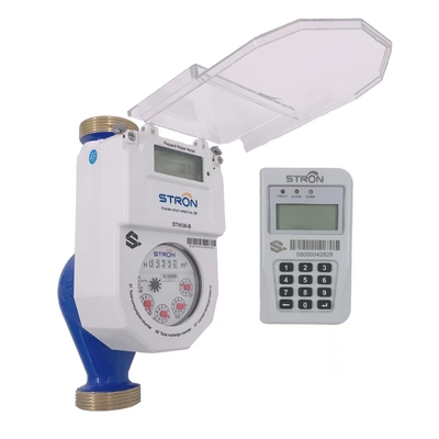 Compteur d'eau prépayé à télécommande intégrée CIU intelligente STS R160, coque en laiton, protection IP68, direct usine