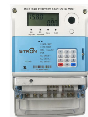 le mètre d'énergie de Digital monophasé 80A, 230V a payé d'avance le mètre électrique