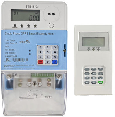 Alarme de crédit faible et compteur intelligent prépayé monophasé, tension nominale 220V. Obtenez votre compteur d'électricité dès maintenant.