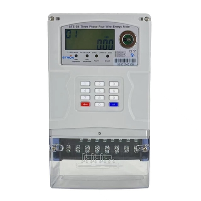 la phase de 10A 3 a payé d'avance des mètres de l'électricité, mètre de paiement d'avance de 400imp/KWh STS