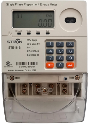 STS un mètre futé de l'électricité de la phase 60hz 8kV avec CIU