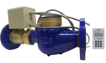 Compteurs d'eau industriels précis avec module de communication LORA-RF et lecture maximale de 99999