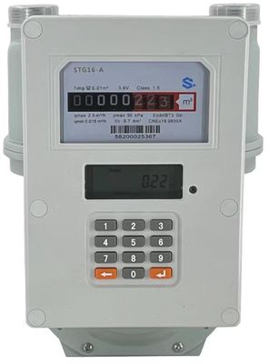 Compteur de gaz prépayé tout-en-un standard STS - Prend en charge la recharge M-PESA, la surveillance à distance NB-IoT, à l'épreuve des manipulations pour une utilisation résidentielle
