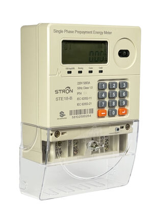 STS monophasé M-PESA clavier Smart compteur d'électricité prépayé avec affichage LCD et précision de classe 1