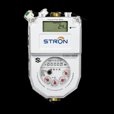 Stronsmart Factory Direct R100 STS Compteur d'eau intelligent STS Boîtier en acier inoxydable CIU intégré Télécommande Type de code prépayé