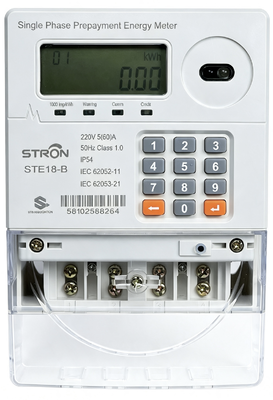 Compteur électrique intelligent prépayé avec coupure automatique du relais lorsque le crédit atteint zéro, garantissant un service électrique sécurisé et prépayé