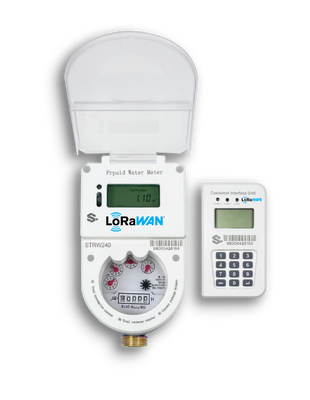 Intégration du compteur d'eau intelligent LoraWan prête avec l'infrastructure de ville intelligente promouvant des solutions de gestion durable de l'eau urbaine
