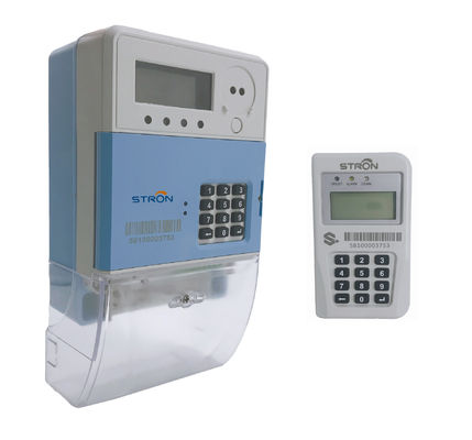 Le mètre de KWH monophasé d'OIN 9001, 80mA payent d'avance le mètre de Smart de puissance