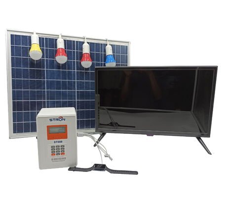 Système solaire portable à domicile de 12 V, Système solaire à domicile de 50 W