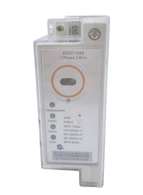 Mètre de STS 10V/M Smart Prepaid Electricity, mètre de l'électricité du ménage 5A