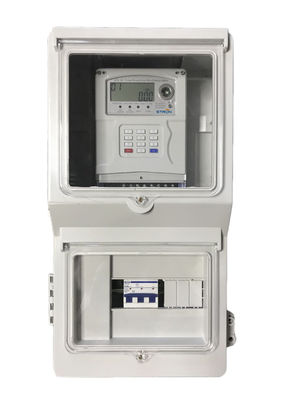 ISO9001 boîte triphasée de mètre électrique du PC IP65 fixée au mur