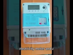 Compteur d' énergie numérique à phase unique 80A, compteur électrique intelligent prépayé 230V