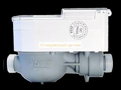 Compteur de gaz en plastique intégré STS